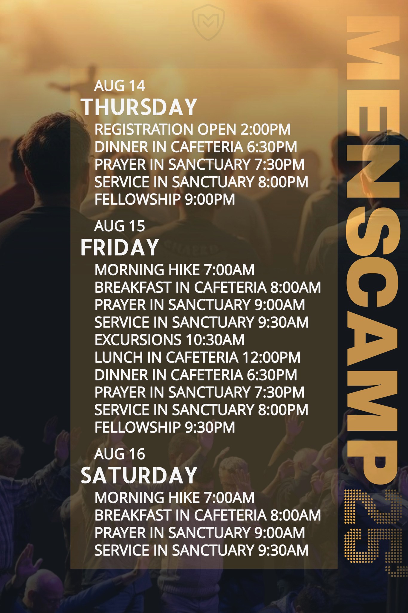 Wisconsin Men's Ministry fellowship and outreach event
